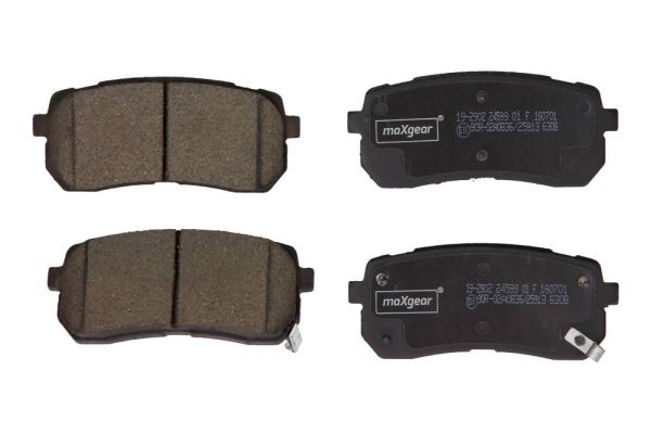 Brake Pad Set, disc brake MAXGEAR 19-2902