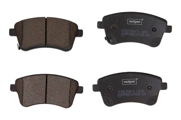 Brake Pad Set, disc brake MAXGEAR 19-2915