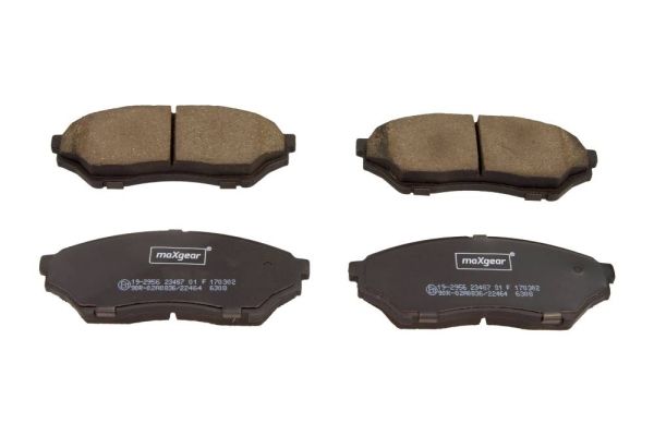 Brake Pad Set, disc brake MAXGEAR 19-2956