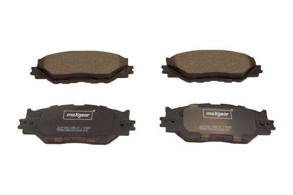 Brake Pad Set, disc brake MAXGEAR 19-2968