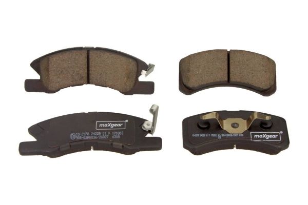 Brake Pad Set, disc brake MAXGEAR 19-2978