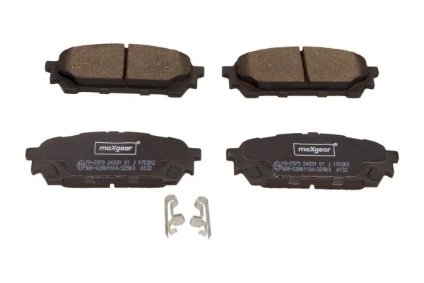 Brake Pad Set, disc brake MAXGEAR 19-2979