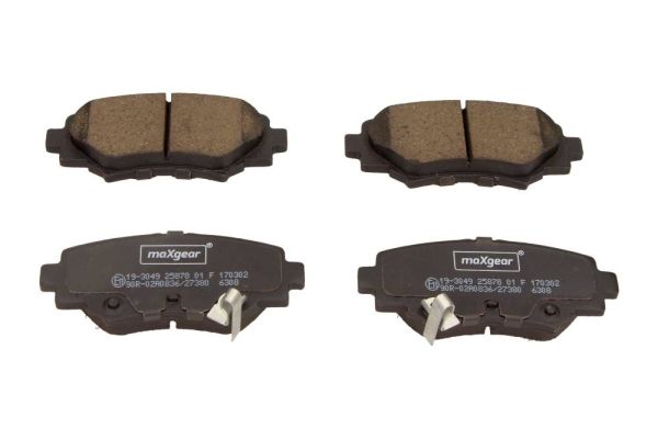 Brake Pad Set, disc brake MAXGEAR 19-3049