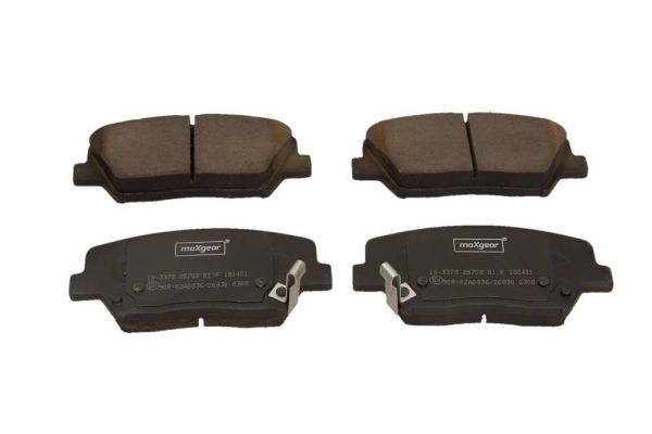 Brake Pad Set, disc brake MAXGEAR 19-3378