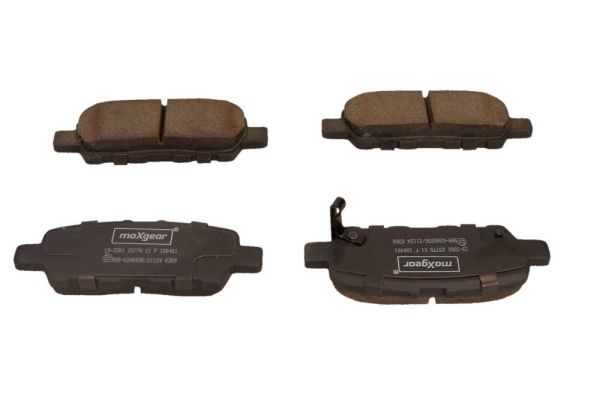 Brake Pad Set, disc brake MAXGEAR 19-3381