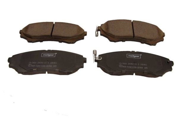 Brake Pad Set, disc brake MAXGEAR 19-3400