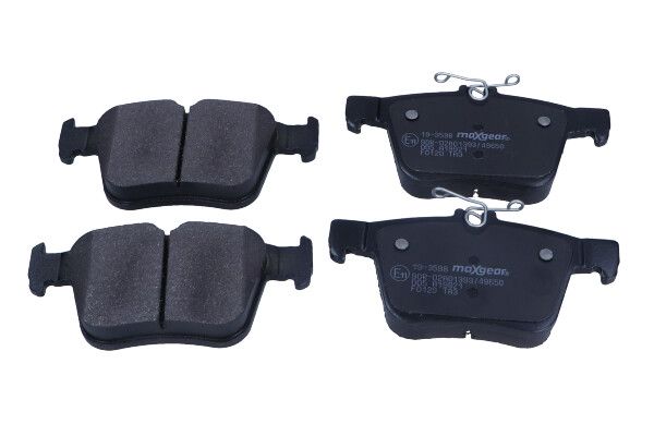 Brake Pad Set, disc brake MAXGEAR 19-3598