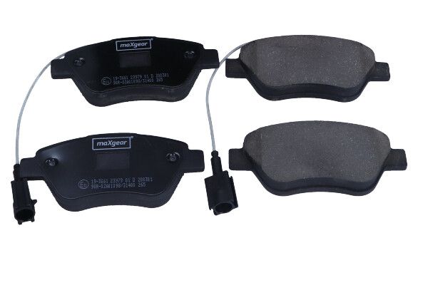 Brake Pad Set, disc brake MAXGEAR 19-3661