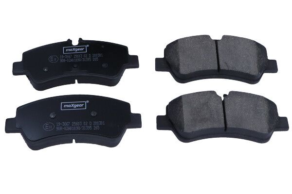 Brake Pad Set, disc brake MAXGEAR 19-3667