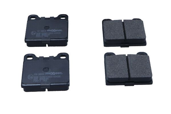 Brake Pad Set, disc brake MAXGEAR 19-3863