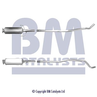 Suodžių / kietųjų dalelių filtras, išmetimo sistema BM Catalysts BM11020