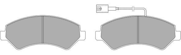 Brake Pad Set, disc brake FREMAX FBP-1478