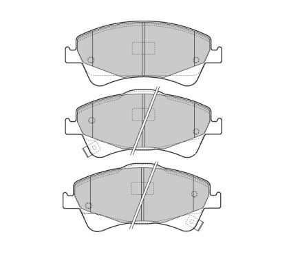 Brake Pad Set, disc brake FREMAX FBP-1653