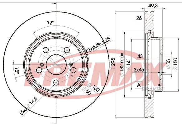 Brake Disc FREMAX BD-0505