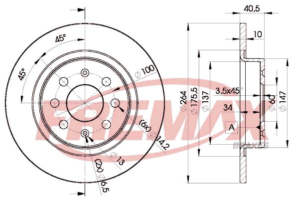 Brake Disc FREMAX BD-0592