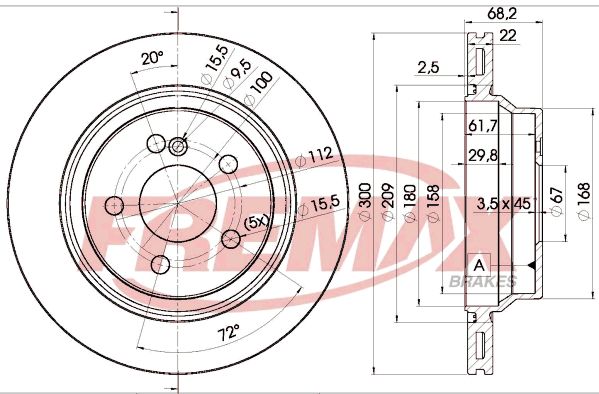 Brake Disc FREMAX BD-0910