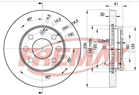 Brake Disc FREMAX BD-1440