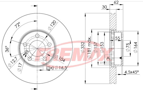 Brake Disc FREMAX BD-1985