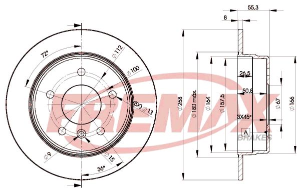 Brake Disc FREMAX BD-2113