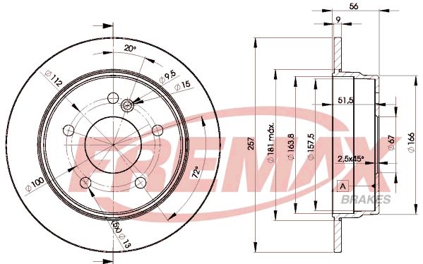 Brake Disc FREMAX BD-3181