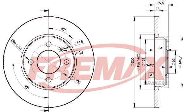 Brake Disc FREMAX BD-3392