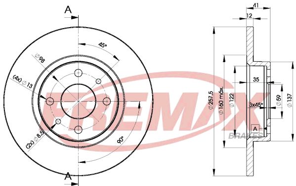 Brake Disc FREMAX BD-3466