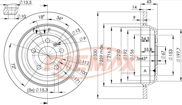 Brake Disc FREMAX BD-3508