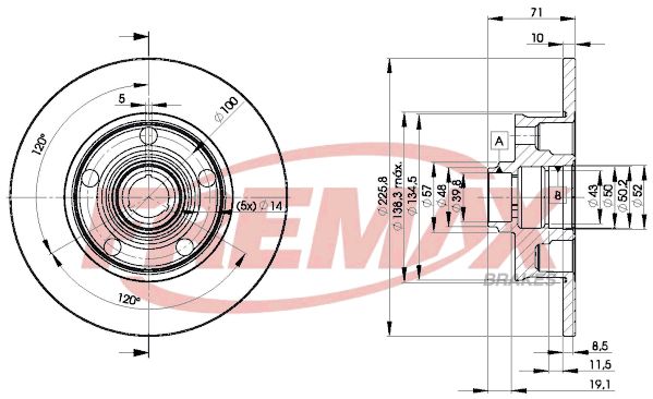 Brake Disc FREMAX BD-3576
