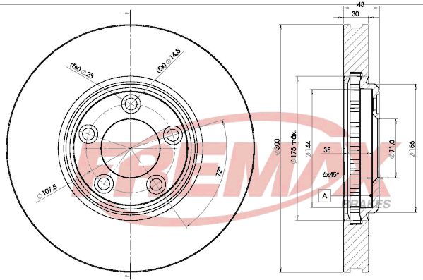 Brake Disc FREMAX BD-4088