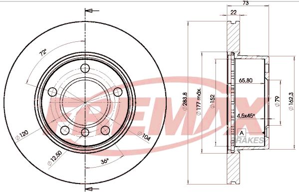 Brake Disc FREMAX BD-4629