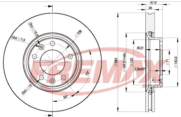 Brake Disc FREMAX BD-4660