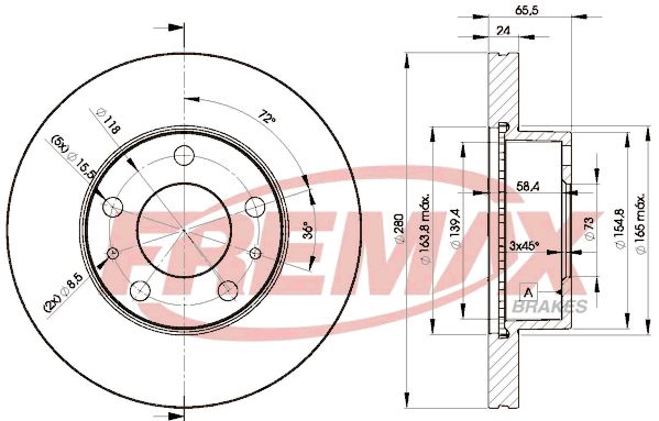 Brake Disc FREMAX BD-4681