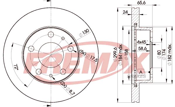 Brake Disc FREMAX BD-4682