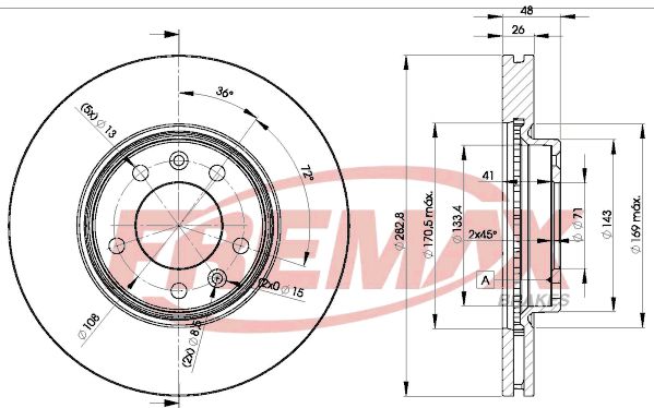 Brake Disc FREMAX BD-4685