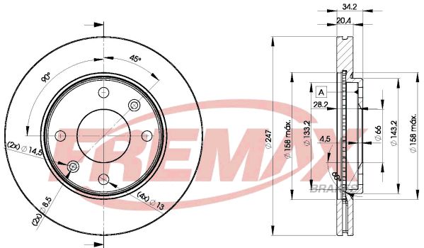 Brake Disc FREMAX BD-4694