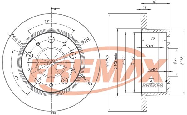 Brake Disc FREMAX BD-4696