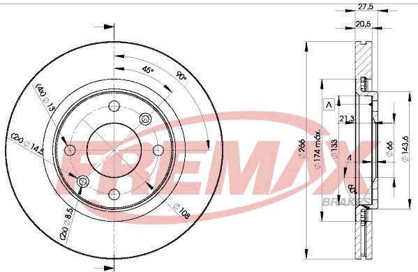 Brake Disc FREMAX BD-4697