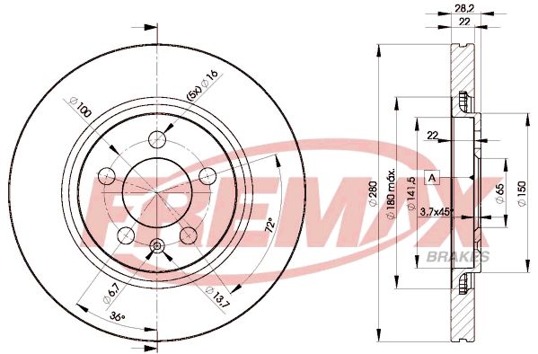 Brake Disc FREMAX BD-5031