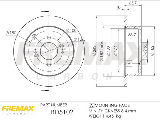 Brake Disc FREMAX BD-5102