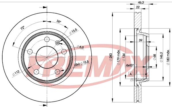 Brake Disc FREMAX BD-5301