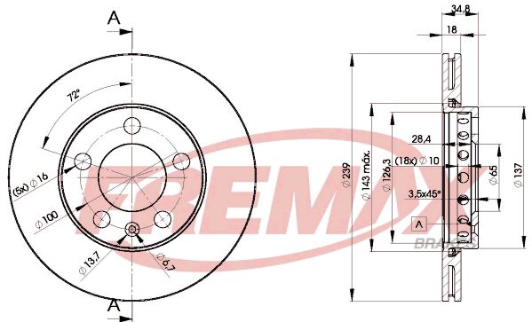 Brake Disc FREMAX BD-5308