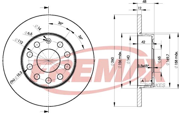 Brake Disc FREMAX BD-5310