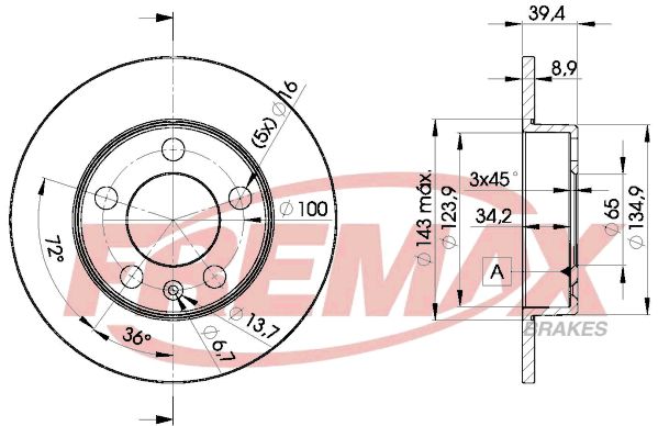 Brake Disc FREMAX BD-5601