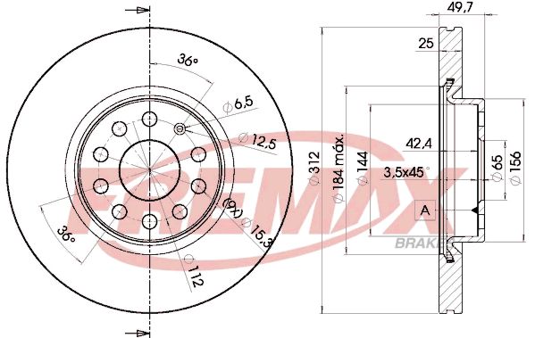 Brake Disc FREMAX BD-5618