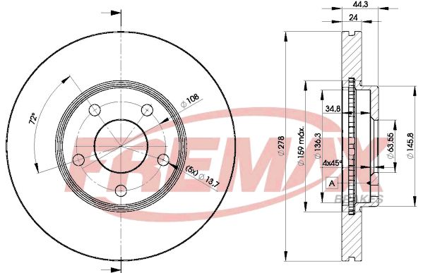 Brake Disc FREMAX BD-5980