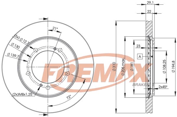 Brake Disc FREMAX BD-6010