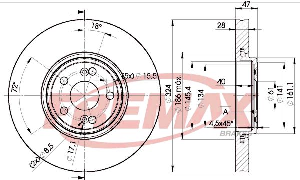 Brake Disc FREMAX BD-7357