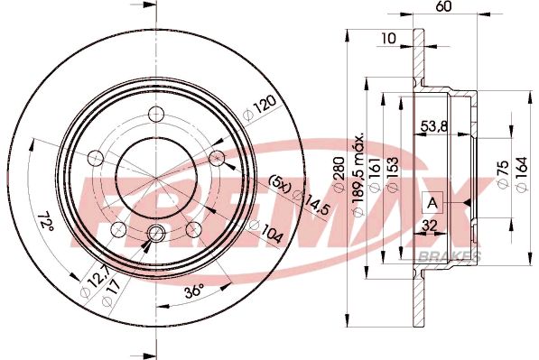 Brake Disc FREMAX BD-8936