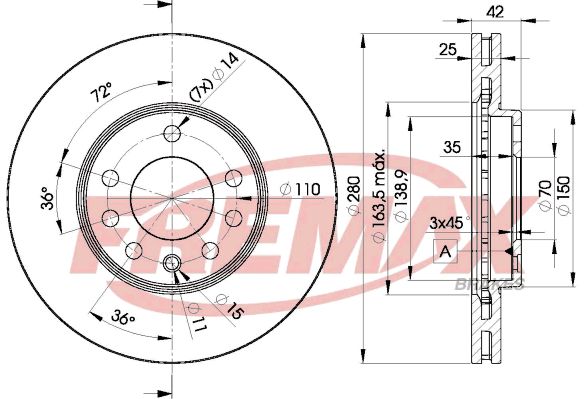 Brake Disc FREMAX BD-9060