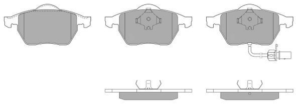 Brake Pad Set, disc brake FREMAX FBP-0868